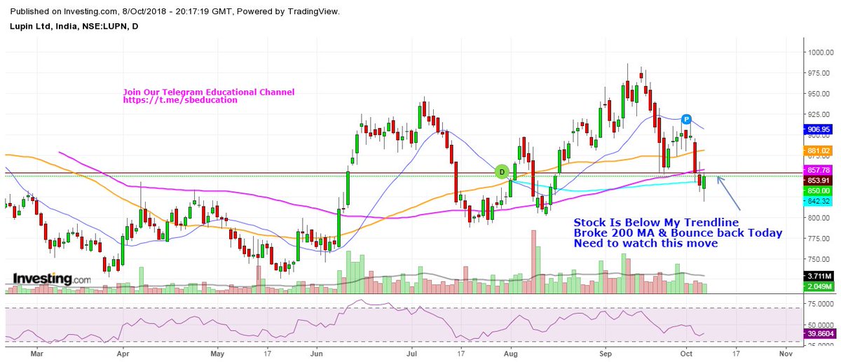 Lupin Technical Chart