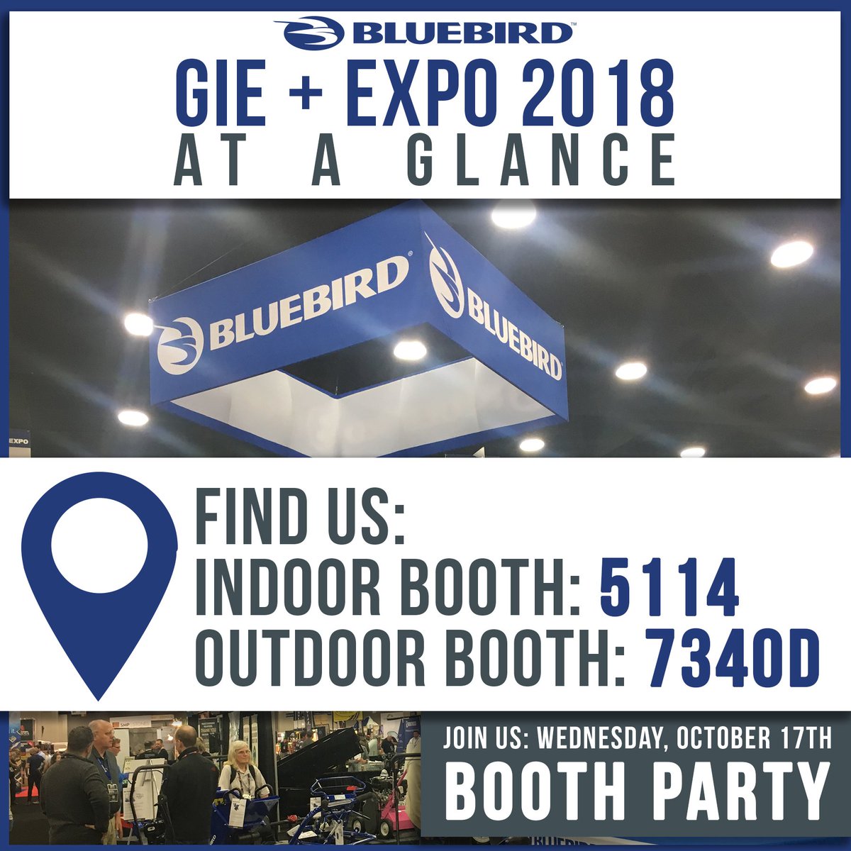 Who's registered for @GIE_EXPO 2018? Stop by our booths - Indoor #5114, and Outdoor #7340D - to check out our newest products! PLUS! We'll be hosting a booth party, complete with a keg and snacks on Wednesday, October 17th.

This week is your LAST CHANCE to register online!
