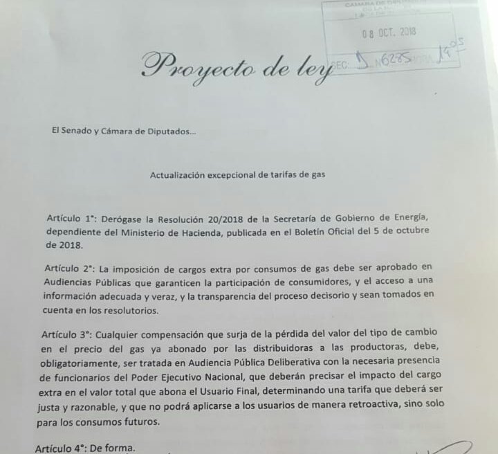 diputadospj's tweet photo. Presentamos un proyecto de ley para la derogación de la resolución 20/2018 de la Secretaría de Energía, que obligaría a los usuarios a compensar con un pago extra en cuotas a las empresas de gas.

#TarifasJustas https://t.co/JJp3xOST9m