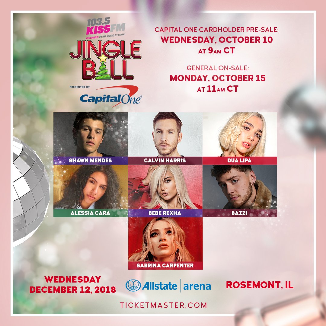 IHRJingleBall's tweet photo. 🎄 CHICAGO 🎄

Your #KISSFMJingleBall lineup has been revealed! https://t.co/SUMeRtAxqh