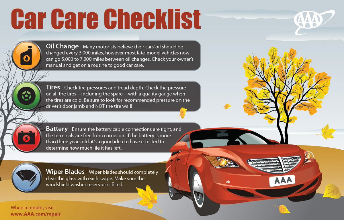 FocusStCharles's tweet photo. Fall is here which means it's time for a car check up. #carcare #focusinsurance https://t.co/9VspJIbYpC