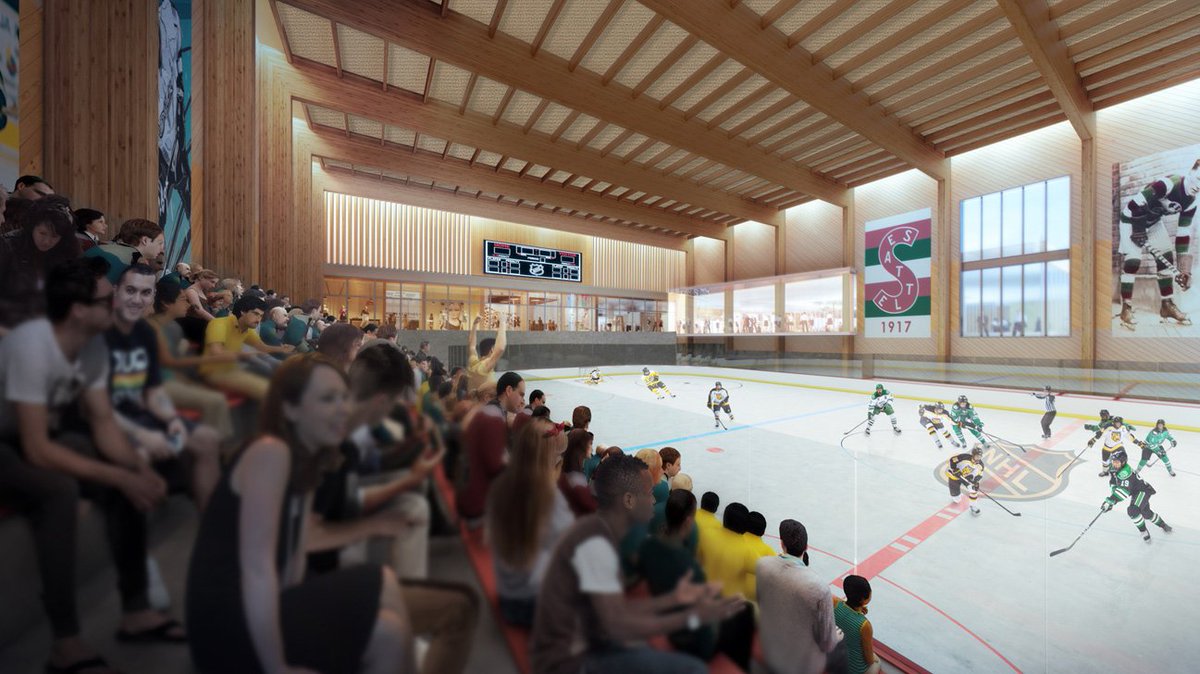 arenadigest's tweet image. On Monday, plans were unveiled for the NHL Seattle Ice Centre, a training facility that will be constructed if a Seattle NHL expansion bid is approved. ow.ly/V8uI30m9jsF