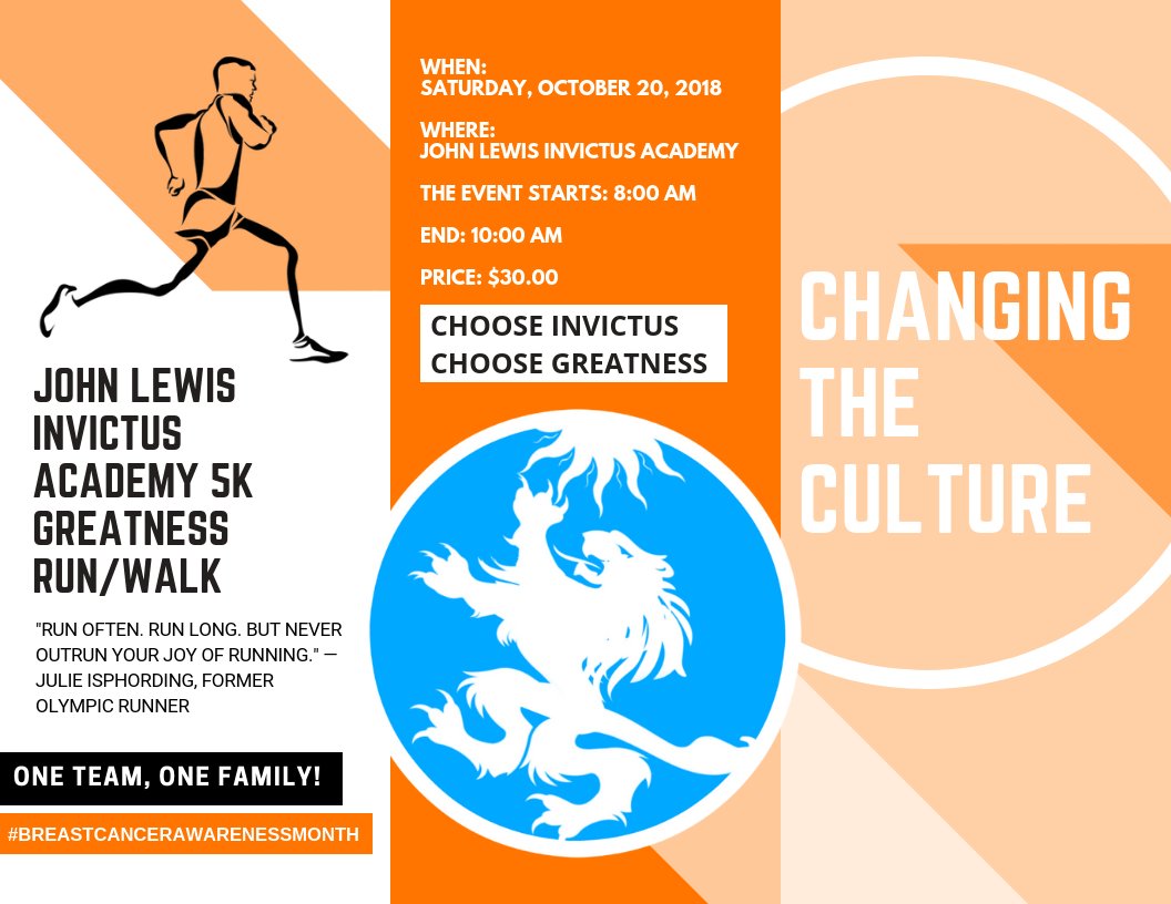 JLewisInvictus's tweet photo. TO PURCHASE OR CONTRIBUTE TO THE JOHN LEWIS INVICTUS 5K GREATNESS RUN/WALK SEE LINK BELOW: (REGISTRATION FORM ATTACHED)  https://t.co/iDLnEq2Rmt  @DrEmilyAMassey @AP_JLIAcademy @apsupdate @Atldepsupt @CarstarphenMJ @JLIA_IC @EuniceP821 @got2believeinu @Howard_AP_JLIA https://t.co/mTmwtpOz5s