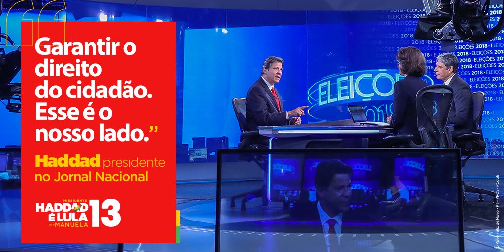 E é isso o que está em jogo. #Vote13