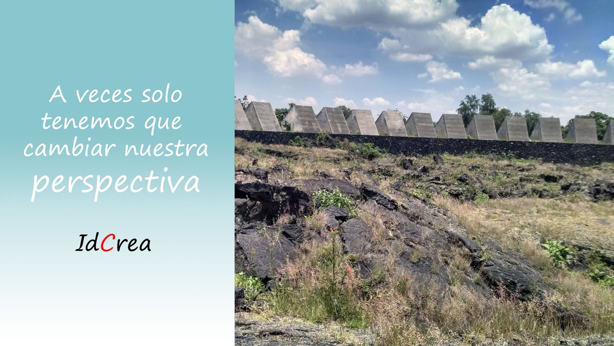 ¿El vaso esta medio vacío o medio lleno?, todo dependerá de la #perspectiva 
#Idcrea