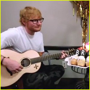 Ed Sheeran Sings Happy Birthday to Bruno Mars Watch Now!  