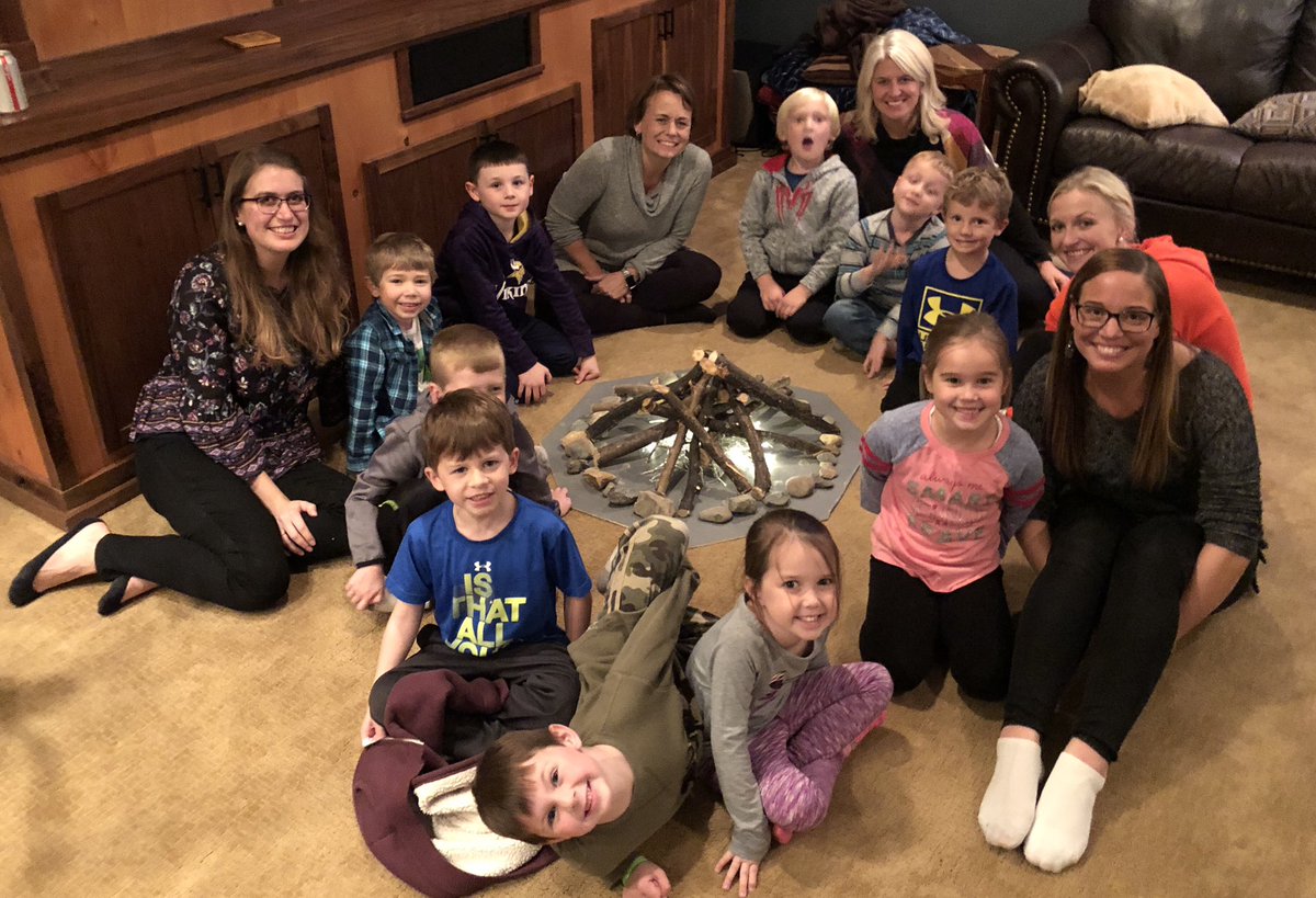 jillthemouse's tweet photo. Rain can’t stop a Kindergarten “Indoor” Bonfire...Thank you parents for supporting Octoberfest’s Silent Auction! @HTPrimary https://t.co/99MBglzflD