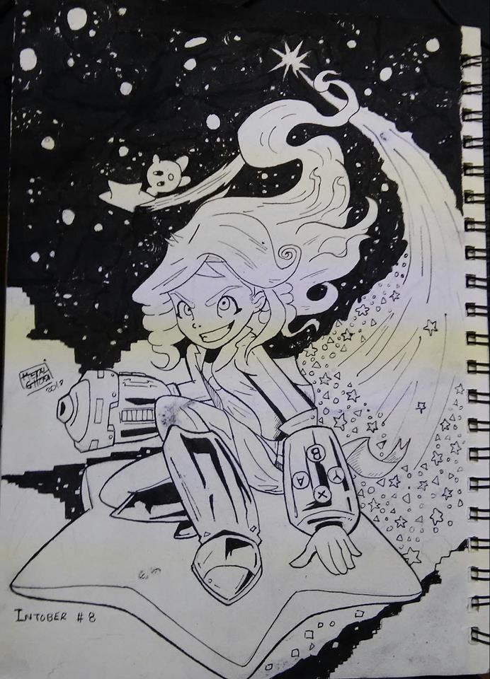Metal Ghost Art On Twitter Día 8 Del Inktober2018 Y Hoy