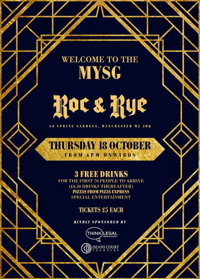 Don’t forget to buy your tickets for the launch event! Only £5! #manchester #mysg 🥂 🍸 🎉