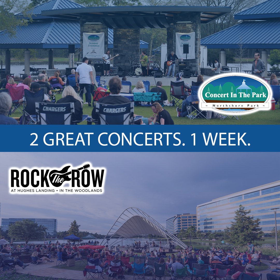 TheTownshipTX's tweet photo. Join us this Thursday at 7 p.m. at #HughesLanding as Time Warp kicks off the #RockTheRow concert series with hits from the 80s, 90s and today! 🎵

Then on Sunday at 5:30 p.m., check out The Fab 5, a Beatles tribute band, at Northshore Park. Both events are FREE! https://t.co/kqIWiygXrq