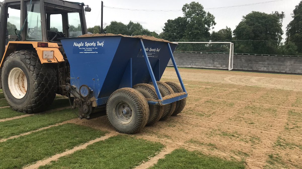 Back in Tipp and finishing up with surface improvements for Cullen/Lattin AFC