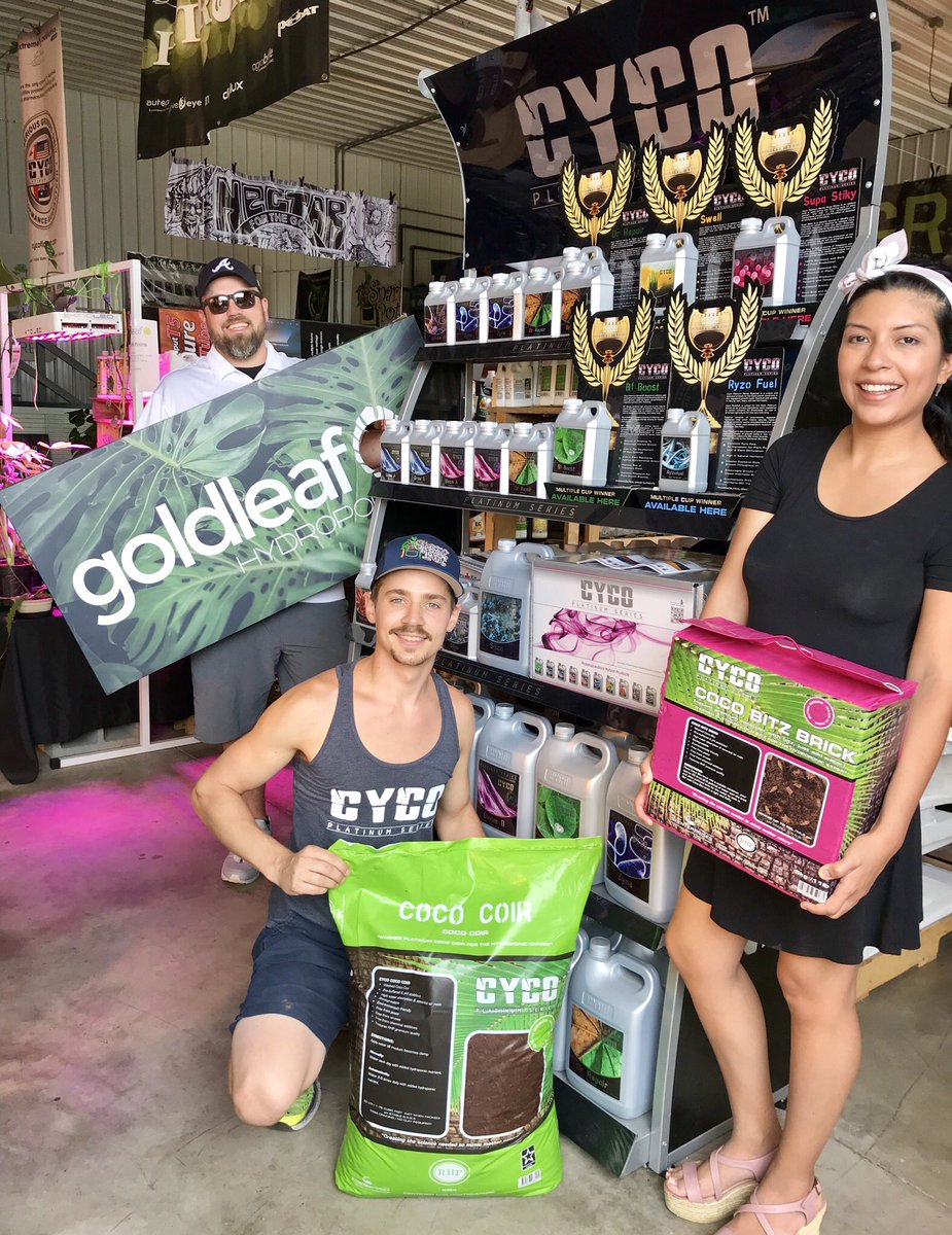 goldleafhydro's tweet photo. Visit Goldleaf this Saturday to meet Brandon from #CYCO #nutrients! We’ll have #beer, #snacks, #prizes, and 15% off all CYCO products all day! #hydroponics #organics #gardening #pharmaceuticalgrade #proteinbased #planthealth #plantscience #bonsai #orchids https://t.co/hVe3VCpFoC https://t.co/o1RQOge304