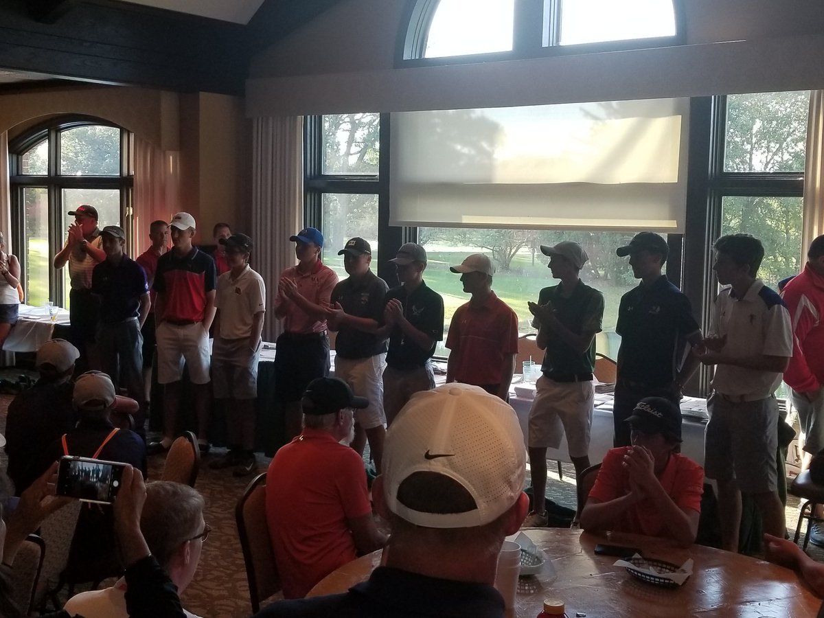 nchsboysgolf's tweet photo. Congratulations to Tyler Schettek as he qualified for the state golf tournament this weekend in Bloomington with a 75. @NCHSRedhawks https://t.co/1gd3SHG36q