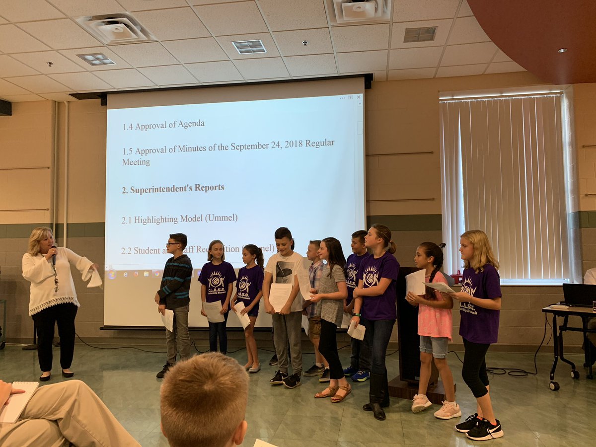 GEA4you's tweet photo. GEA is at model for the board meeting tonight. They had an amazing kindness challenge. #modeliskind https://t.co/7tBXDdIz8g