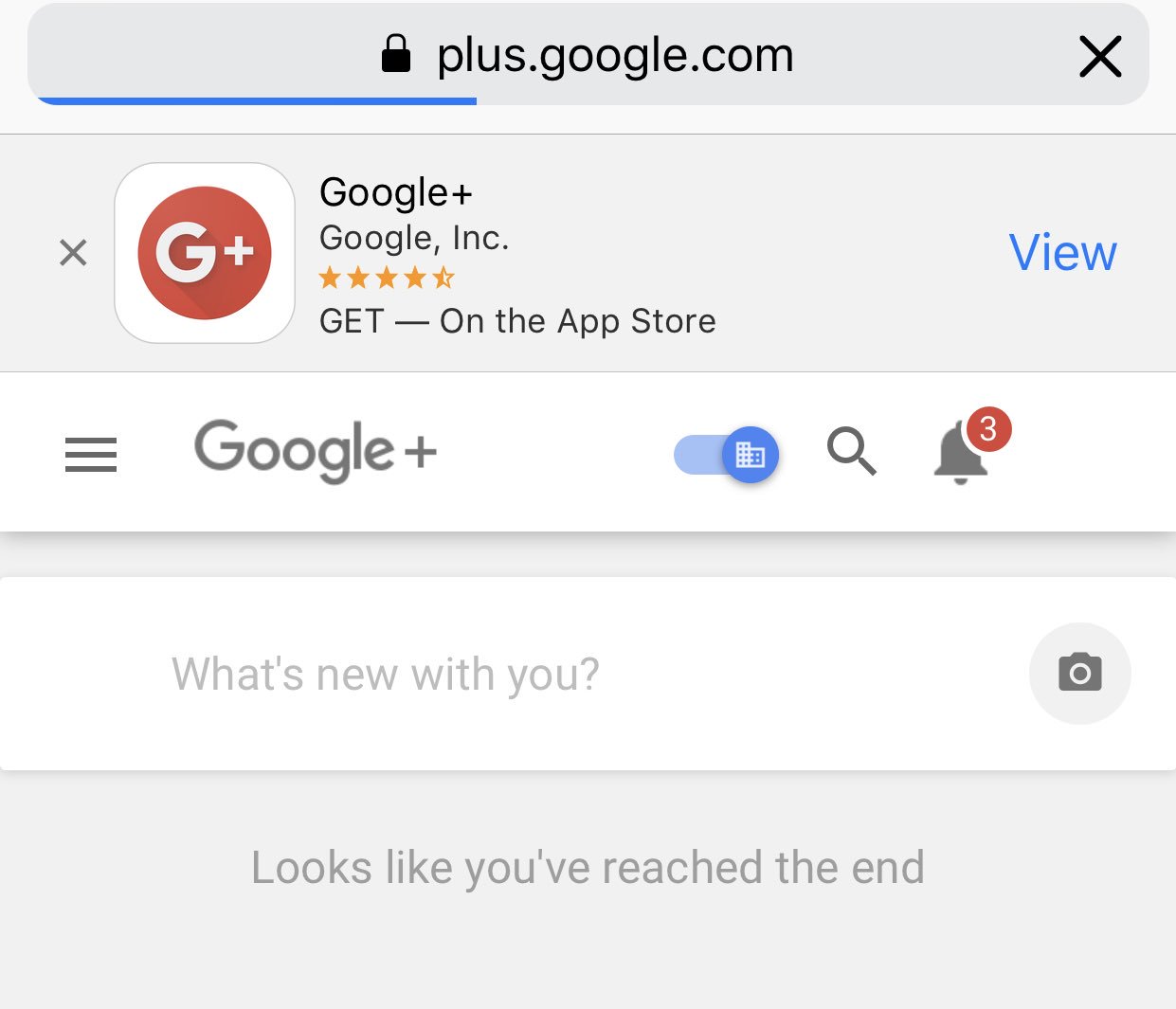 Scott Hanselman Na Twitteru Looks Like You Ve Reached The End Google T Co Shuxvjzyg7 Twitter