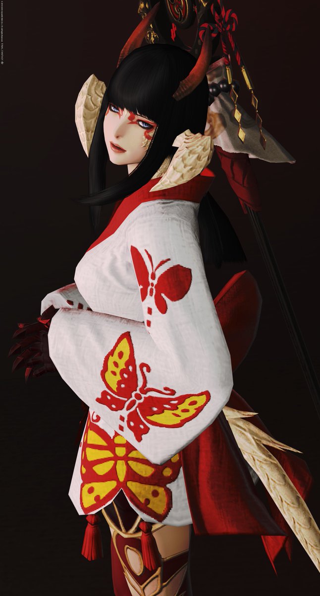 Tsubaki 赤鬼 無加工 Ff14 本日のアウラ 和あうら 蟹角ファン倶楽部