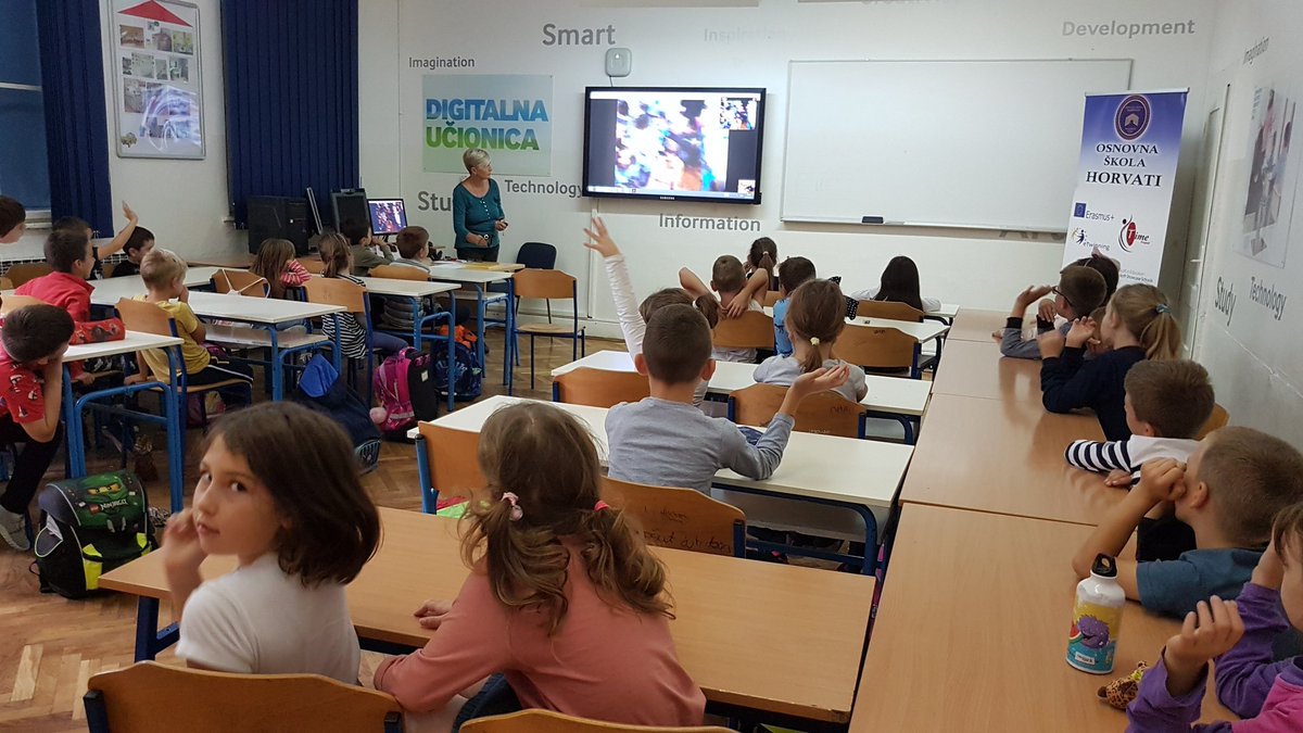 New videoconference for first graders! #BestTeacher