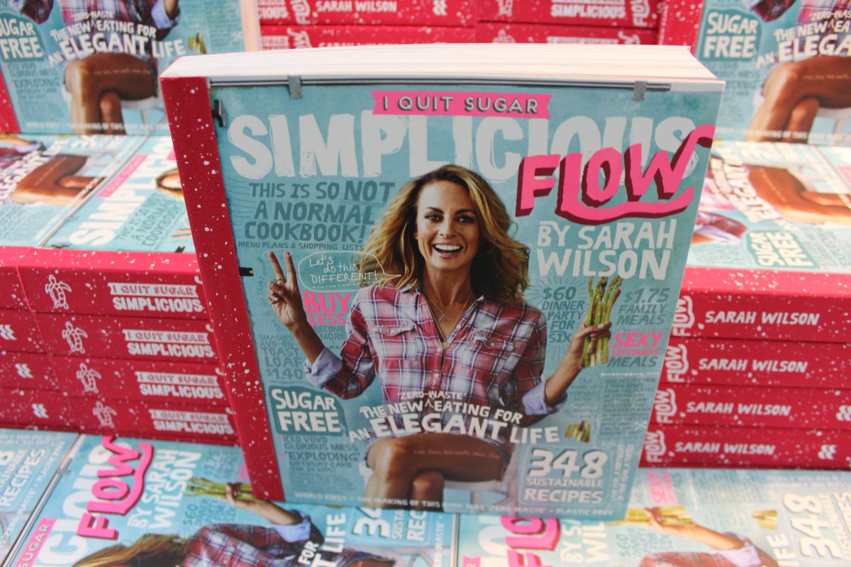 booktopia's tweet photo. The new zero-waste eating for an elegant life from @_sarahwilson_ is here! Grab a copy of #SimpliciousFlow now --> https://t.co/5cJo5erEKQ https://t.co/oQg2xgJnQt