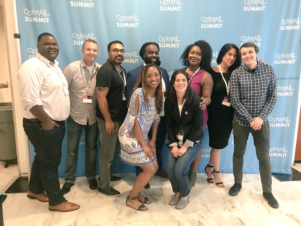 tonyaedmonds's tweet image. #csforallpa takeover at #CSforALLSummit @csforpgh @sanaya23 @tylersamstag @saiorsemaria @DoctorDRoberts and a few more!