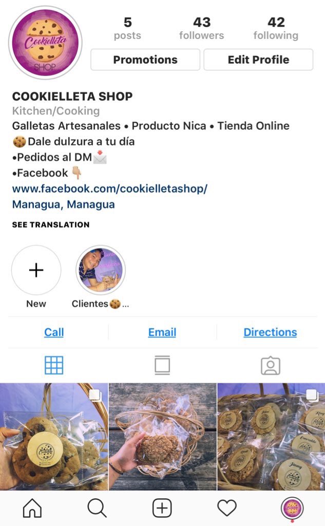 SOSEmprendedor1's tweet photo. ➡️➡️ Cookielleta Shop, elaboran galletas artesanales de avena y chocolates. Pueden encontrarlos en Instagram: @cookielleta_shop
Facebook: Cookielleta Shop ⬅️⬅️ #SOSNICARAGUA #SOSEMPRENDEDORNICA https://t.co/Yrs3pIIJXT