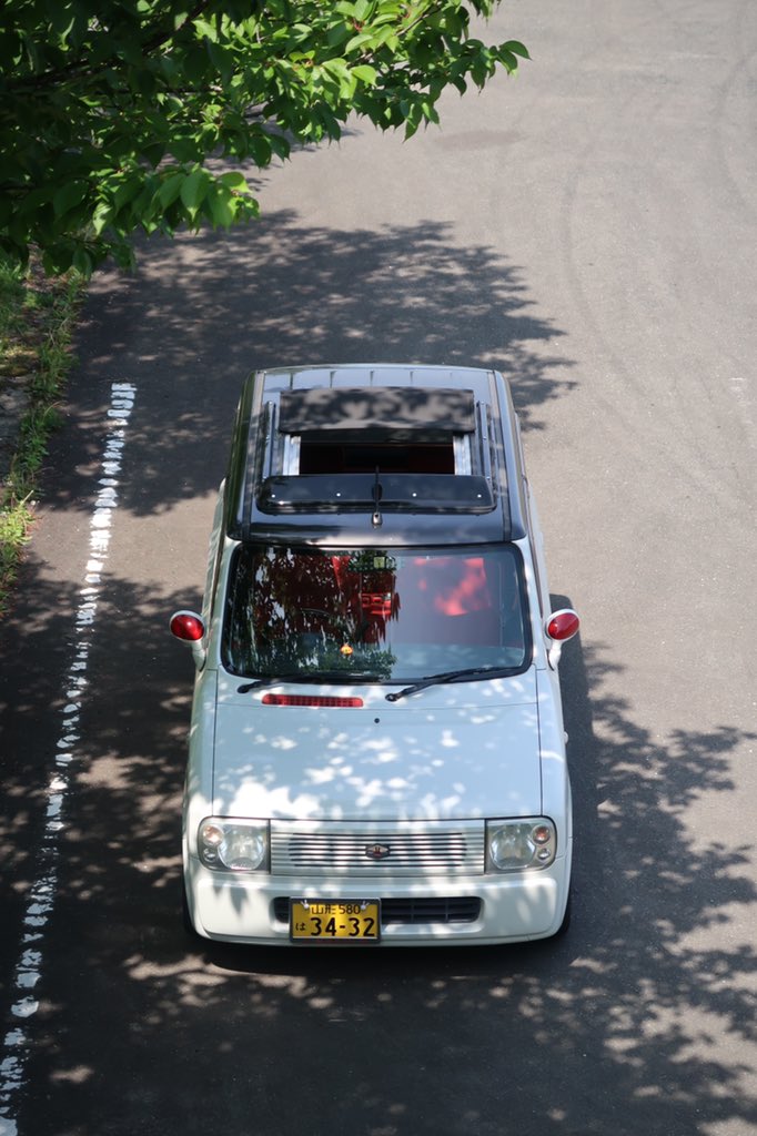 桜霞 Sakurakasumi ﾂﾁﾉｺ En Twitter 通勤車を載せるとrtが来る 往復4キロの通勤と雨の日と冬と荷物載せるために買った ちょっと普通じゃないラパン 通勤用にも変な車に乗りたいという無駄なこだわり なんだかんだ言ってケッコー気に入ってますw