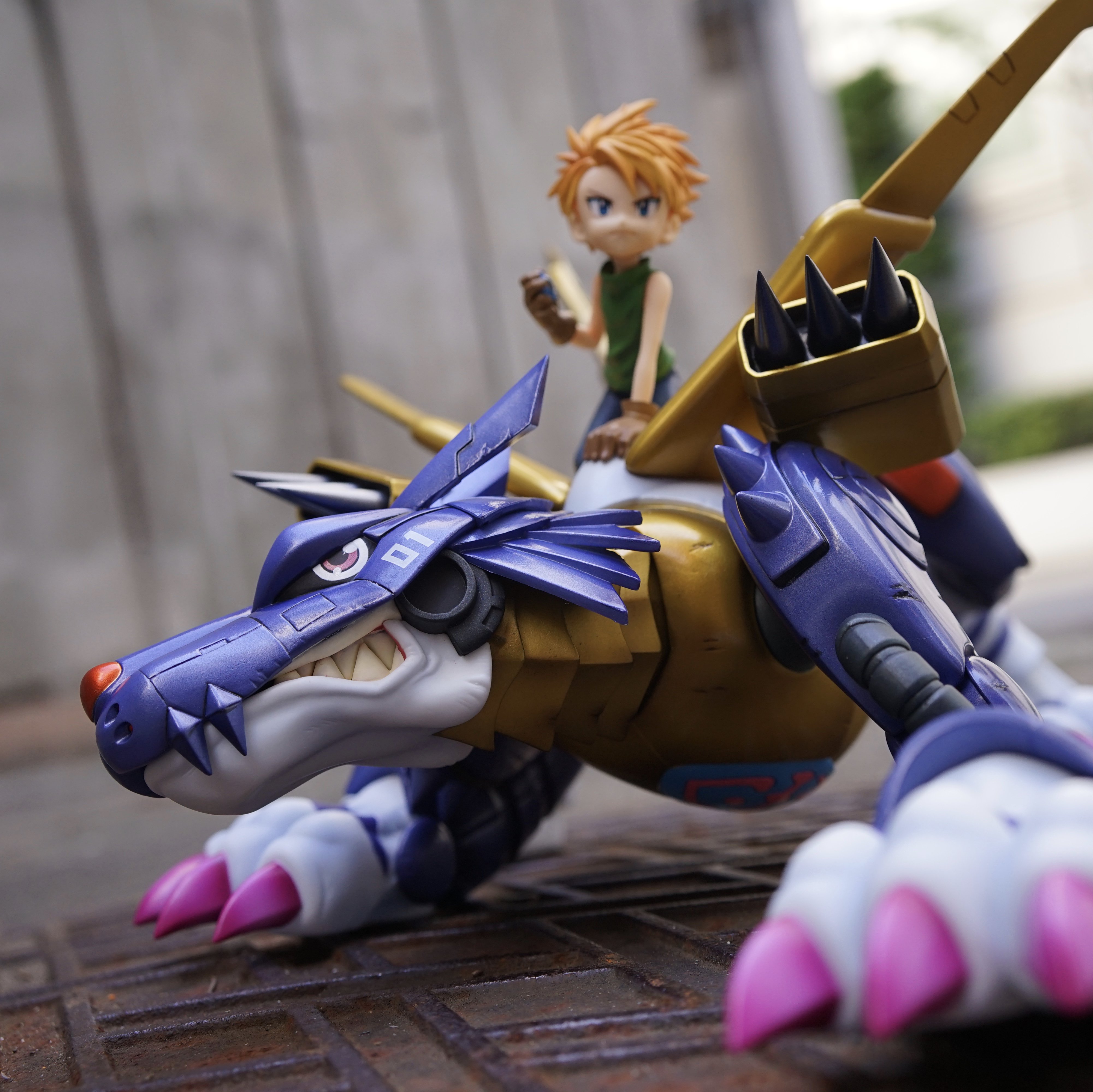 Precious G.E.M. [Digimon] Metal Garurumon & Yamato Ishida
