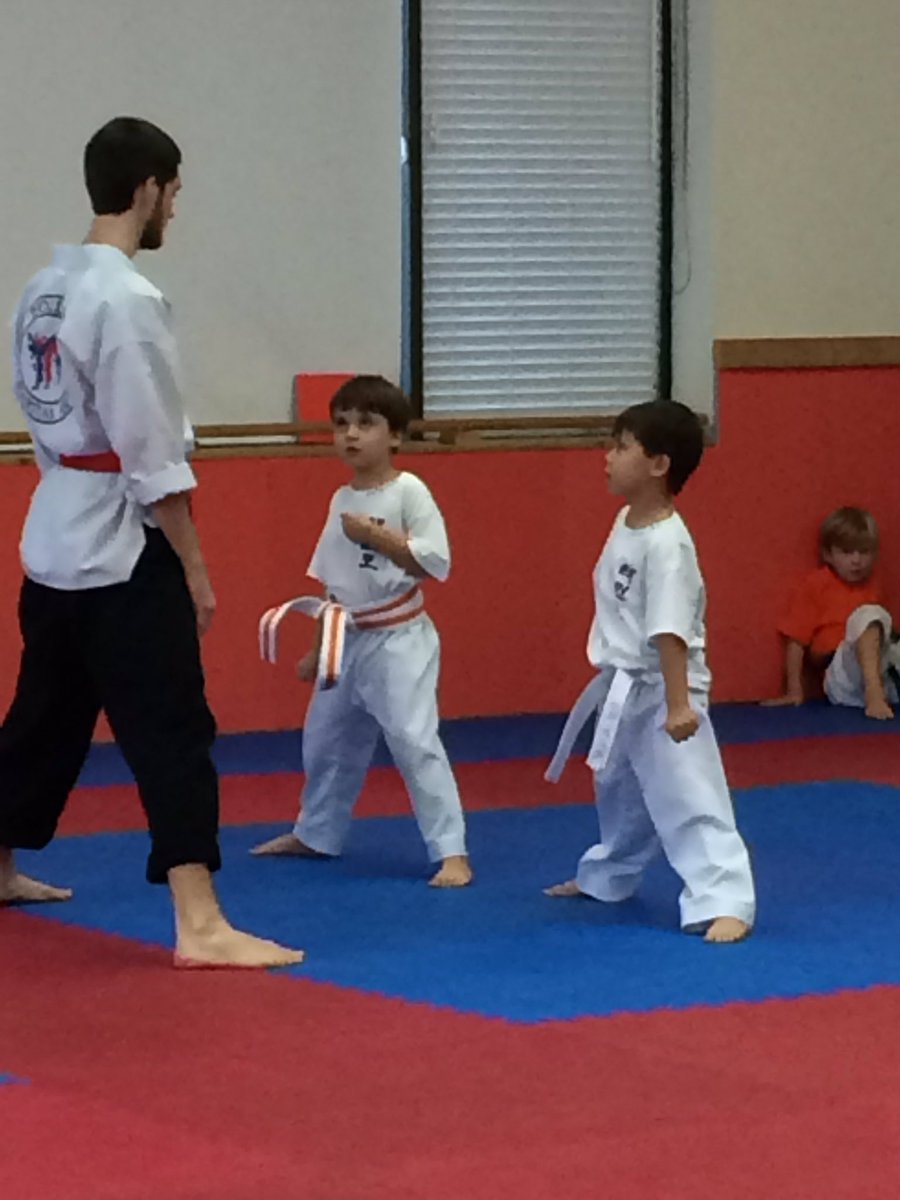 JacksonLeVest's tweet photo. Getting my taekwondo on!
#JacksonsWorld #WorldMartialArts #whitebeltdays #justgettingstarted @rdr8drgal @mike_vest https://t.co/dK36KDCXy3