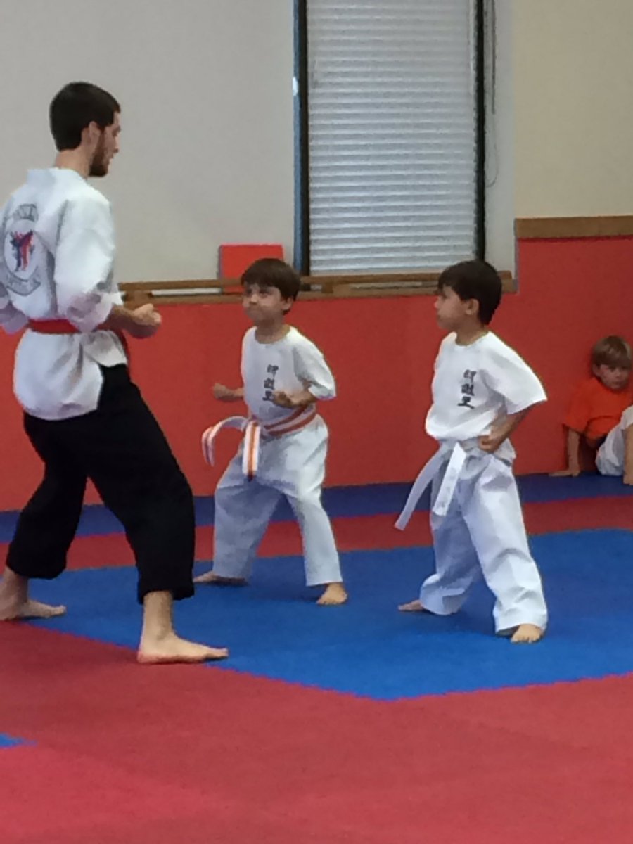 JacksonLeVest's tweet photo. Getting my taekwondo on!
#JacksonsWorld #WorldMartialArts #whitebeltdays #justgettingstarted @rdr8drgal @mike_vest https://t.co/dK36KDCXy3
