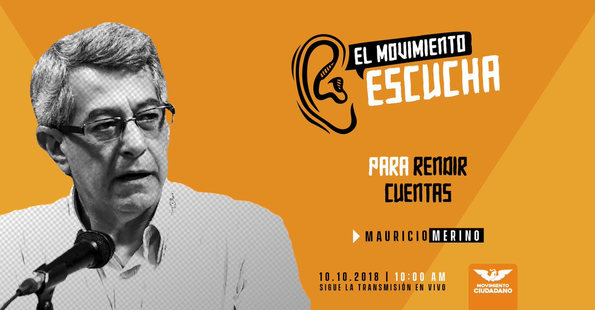 Tus causas dirigen nuestra agenda. Este miércoles a las 10:00 AM presentaremos el foro #ElMovimientoEscucha, Mauricio Merino nos dará las bases para que la rendición de cuentas sea la herramienta que empodere al ciudadano. No te lo pierdas, inscríbete. alvarezmaynez.mx/el-movimiento-…