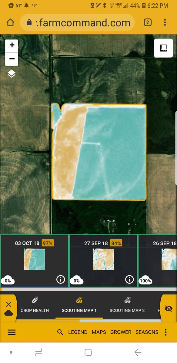 Cornfrmr's tweet photo. @PitstickFarms @climatecorp But you can use #myfarmcommand to see how much has been harvested. 🤷♂️ https://t.co/WSi2cpLuxp