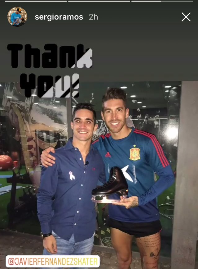 了 セルヒオ ラモスのインスタストーリーにハビー兄さんがいるよーーー セルヒオ ラモス レアル マドリードのキャプテン スペイン代表 ハビエル フェルナンデス スペインのフィギュアスケーター 平昌五輪銅メダル ヨーロッパ選手権6連覇中