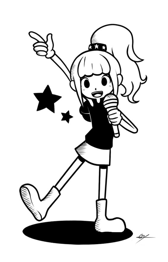 Inktober 2018. Day 8: Star
~Superstar
#Inktober2018