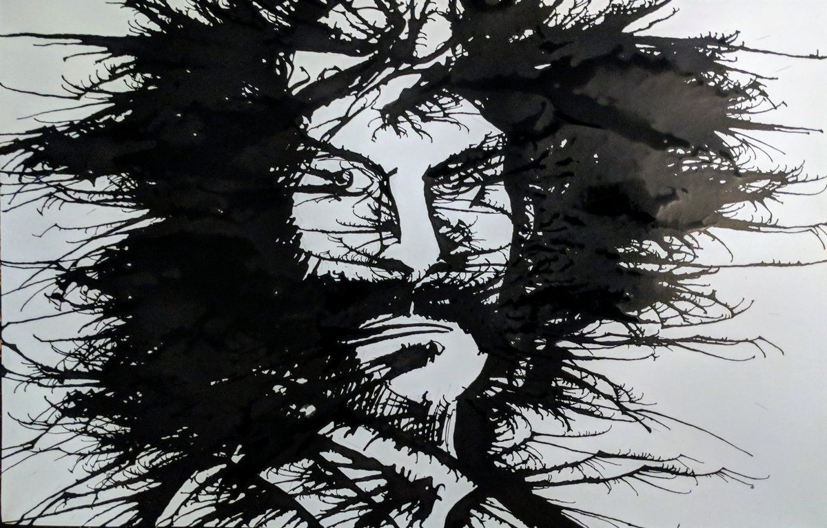 JamesDortchArt's tweet photo. Inspector
India Ink on Bristol board
#inktober2018 day 8
#jamesdortchart #inktober #portrait #theeditor #giallo #art https://t.co/LR2lL2tNpY