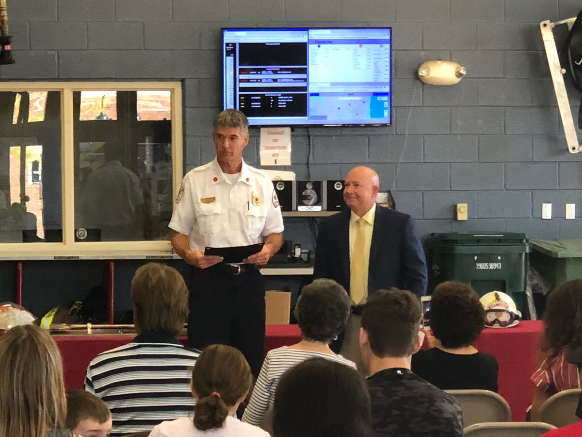 ZionFireRescue's tweet photo. Congratulations to our own Battalion Chief Allen Town!  Today was his last day after faithfully serving the citizens and visitors of The City of Zion for the last 26 years.  Best wishes on your future endeavors.  Thank you for your service. https://t.co/wG8r4e3VYv