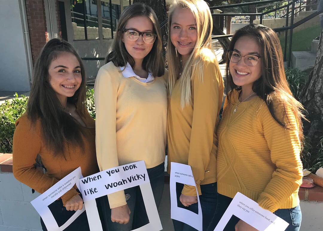 VCSCrusaders's tweet photo. Homecoming 2018 Spirit Week is underway with Squad Meme Day! Can’t wait for a fun week ahead. Don’t forget Nonfire on Thursday (food truck/lawn games at 6 p.m.) and the big game at 7 p.m. on Friday at Burbank High! #VCSFamily #CRUNITED #VCSHOCO2018 #VCSpirit https://t.co/O0SOYQ7vEQ