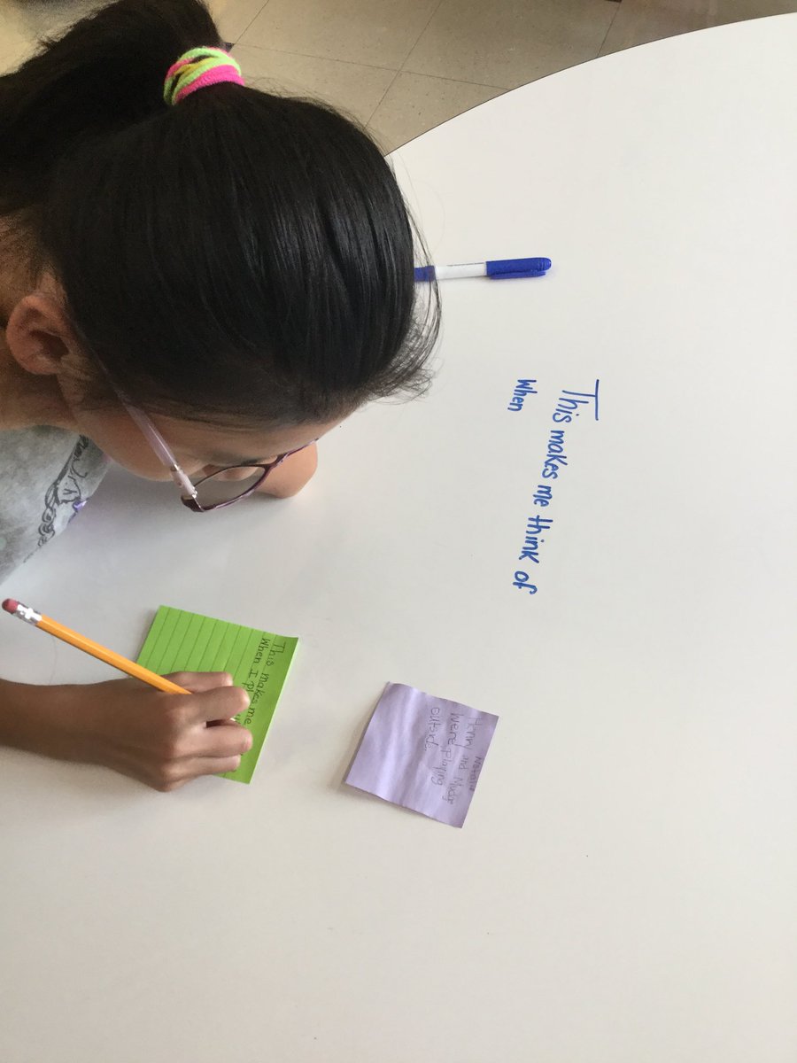 Miss_Diakos's tweet photo. Working on our reading goals by jotting while we read! We like to sit together and reflect on our writing about reading. What interests you while you read? What connections have you made? #ProudTeacher #LearningTogether #StopThinkJot https://t.co/AuqXFJXnOk