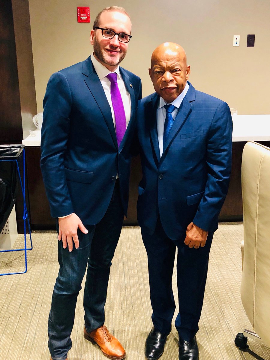 HRC President Chad Griffin with local leaders in Atlanta.