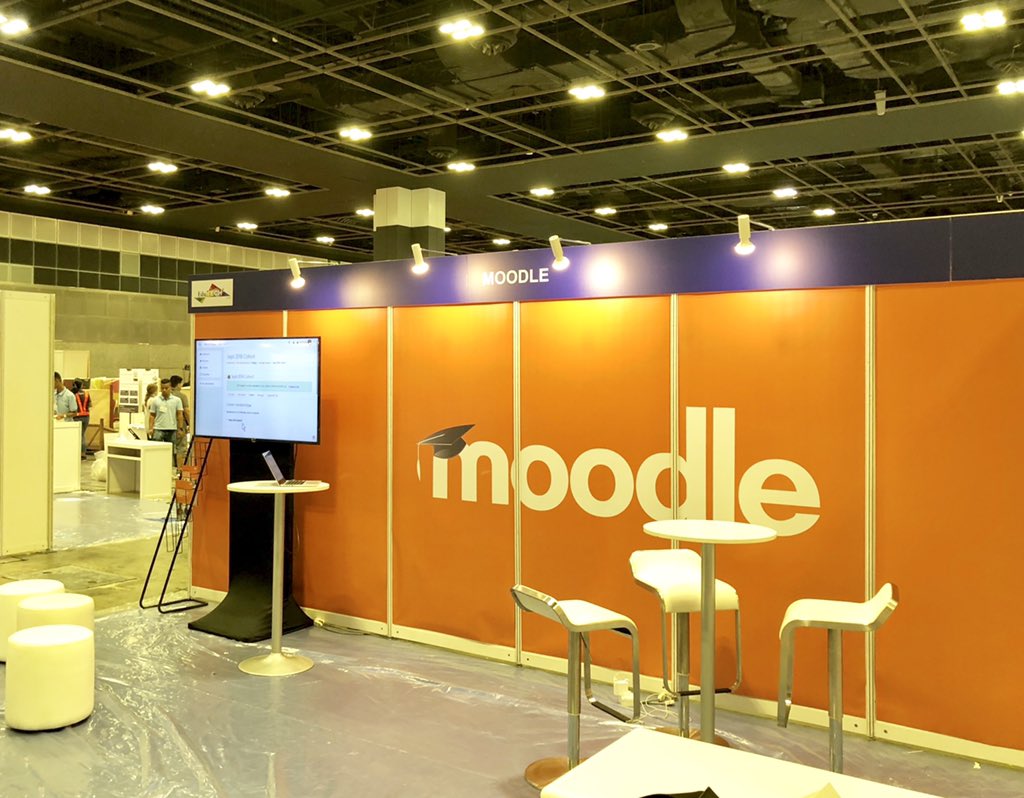 moodler's tweet photo. Come and see us and the excellent new #Moodle Mobile app on the expo floor (D22) at #EduTECHAsia https://t.co/NhUMa6PR2z