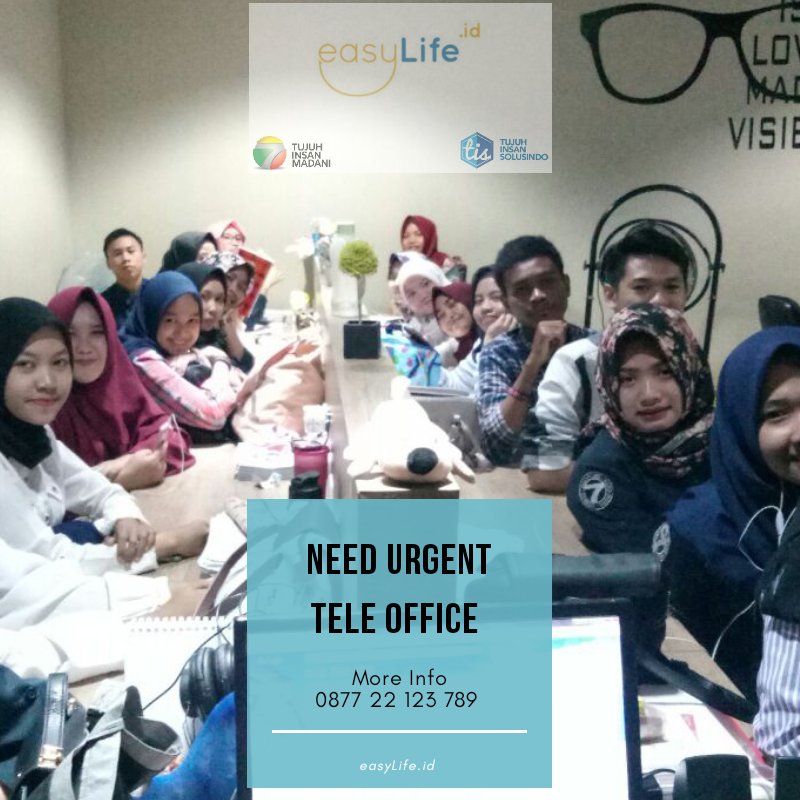 Info loker bdg

1.Tele Office 

JobDesc :

1. Tele Office : Memberikan Fasilitas &amp; Informasi Produk Perbankan (Danamon) 

More Info
Bpk Fajar 
0877 22 123 789(WA)
Klik Chat Cepat bit.ly/2Bf5O0t

#LOKERBDG #LOWONGAN #infoBDG #infobandung