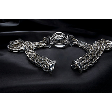 Here is my "Scarab Belt with Scarab Design Insert Clasp Closure."  I've designed all of my jewelry line myself.  I love to hear what you think about it.

georgechakiris.com/jewelry/scarab…
