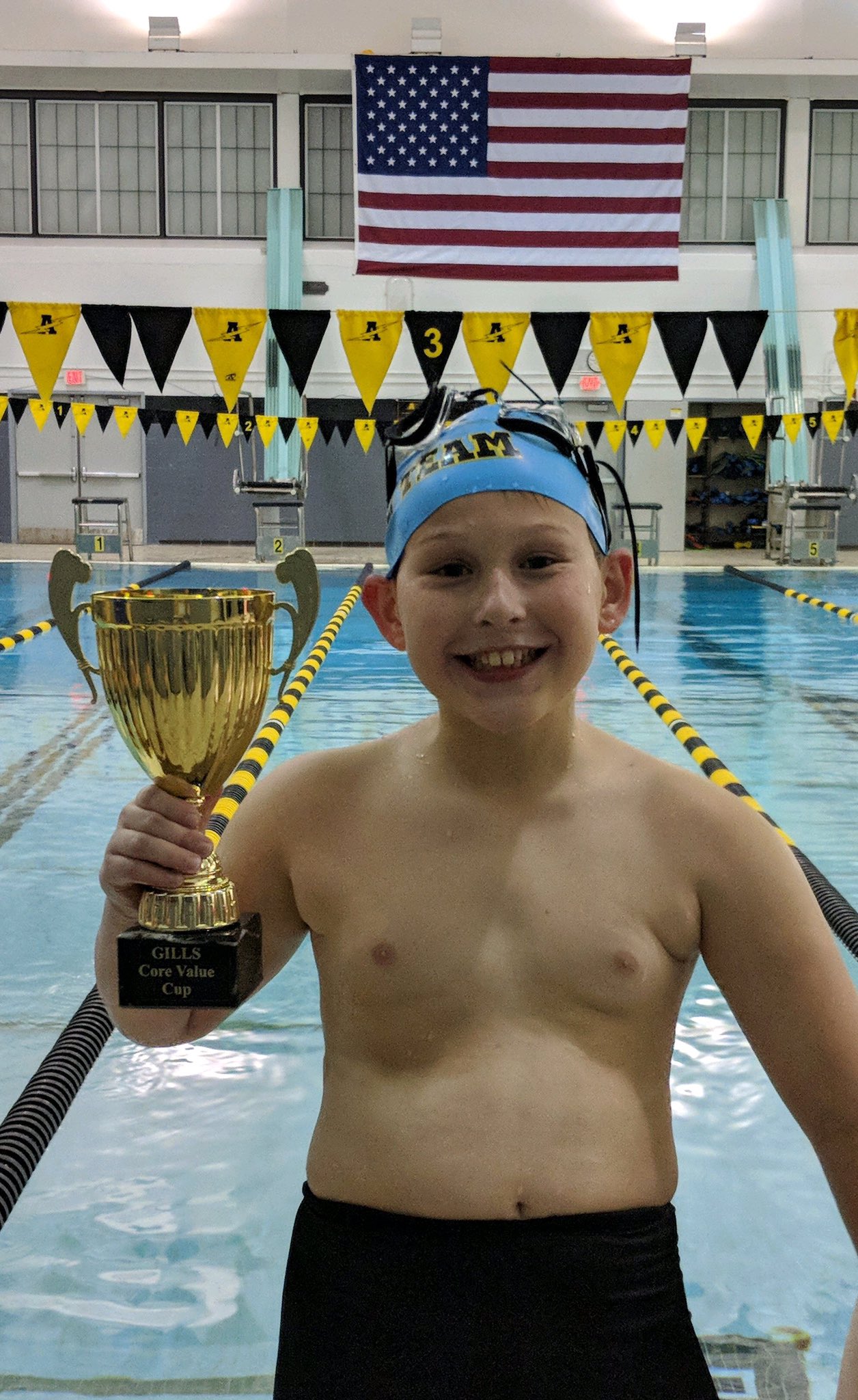 Gills Swim Team on Twitter "The very first recipients of the GILLS