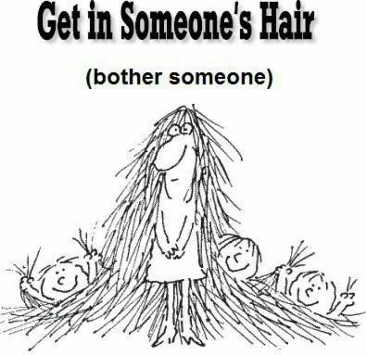 To pull one's hair out. To get in somebody's. Английский язык. To get in somebody's. To get in somebody's.