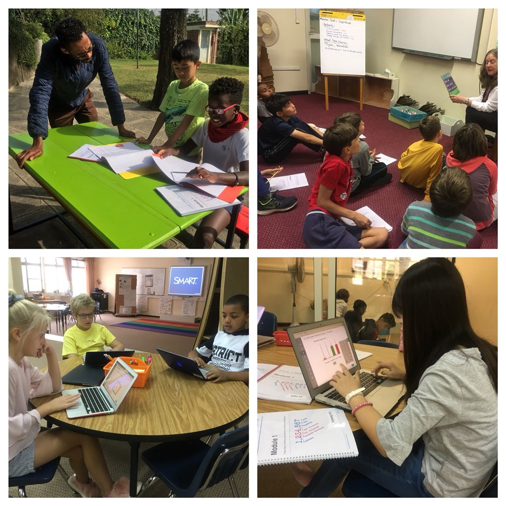 Kacey_Molloy's tweet photo. #MathWorkshops happening in the #gr4hub. Flexible groupings allow for #personalization | #ICSAddis https://t.co/cfY4PLu4iW