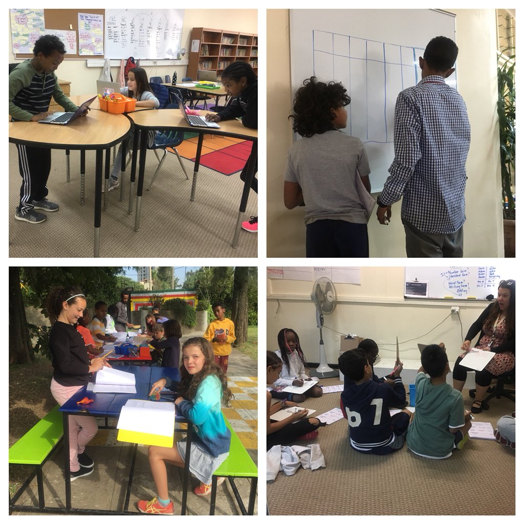 Kacey_Molloy's tweet photo. #MathWorkshops happening in the #gr4hub. Flexible groupings allow for #personalization | #ICSAddis https://t.co/cfY4PLu4iW