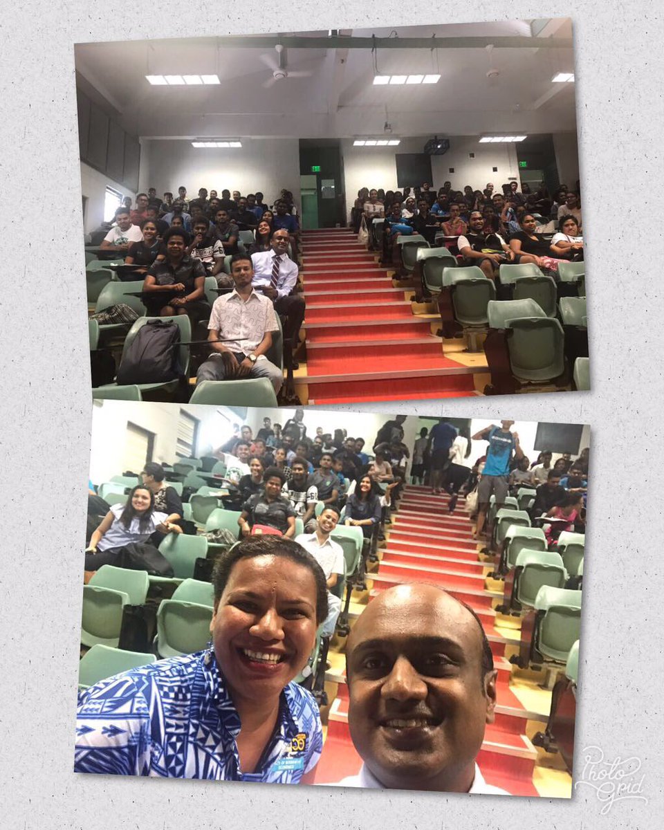 It was a great pleasure to talk to the Year 3 (AF301) students of The University of South Pacific today on IFRS for SMEs and changes in #finance, #digitaltransformation #paperlesscashless and #leadership. It brought back great memories.
<a href="/SaudMinam/">Saud Minam</a> <a href="/TessaPrice_ANZ/">Tessa Price</a>