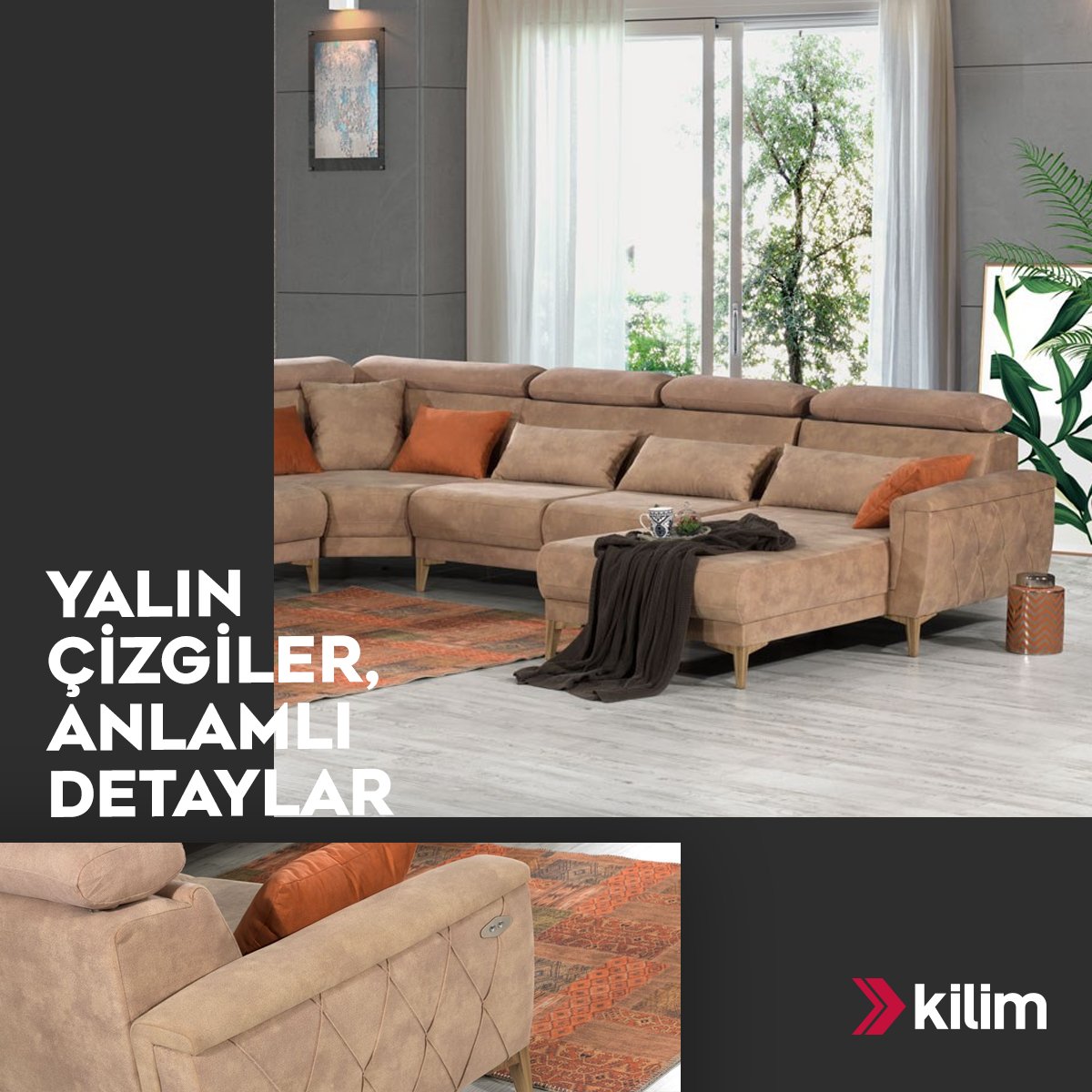 kilimmobilya's tweet image. Yalın çizgiler, anlamlı detaylar. Hareketli boyun desteği, motorlu açılabilir yatak fonksiyonu gibi özellikleriyle ergonimide zirveyi yaşatan Vitali Köşe Takımı yalın çizgi ve anlamlı detaylarıyla evinize çok yakışacak. #kilim #cornerset #furniture 👉 buff.ly/2wTx04u