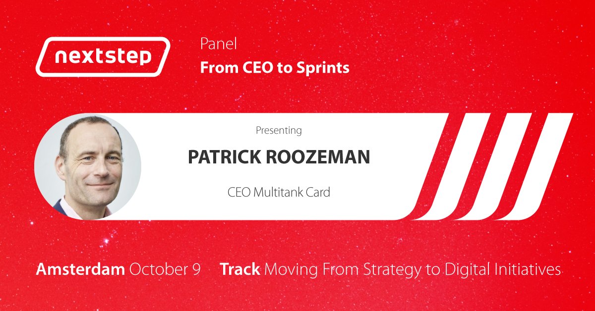 OutSystems's tweet image. Join our 'From CEO to Sprints' Panel at 9:00 to learn enterprise insights during #digitaltransformation from Kees Kranenburg (@Atos), Jorne Olthof (@RijkZwaan) and Patrick Roozeman (@MultiTankcard). For more info visit: bit.ly/2PaWgKp #nxstep
