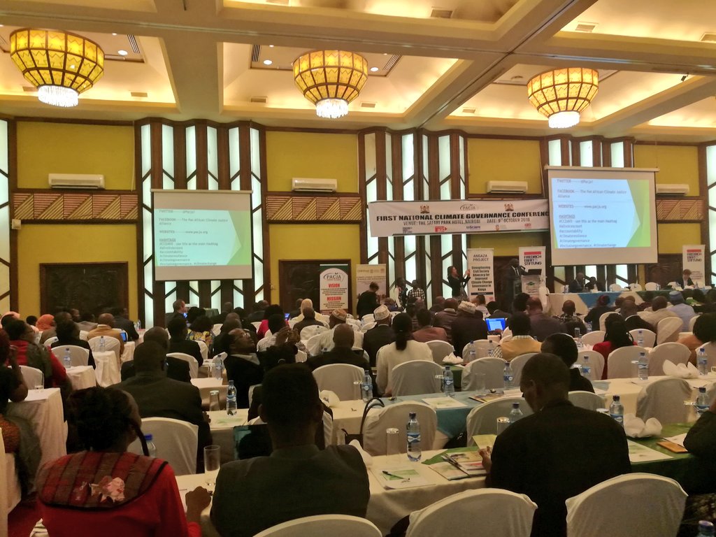 Happening now: First National Climate Governance Conference #CCDAVII #allvoicescount #accountability #climateresilience #climategovernance #inclusivegovernance #climatechange @PACJA1 @JuliusKaranja14 @olivier_adhis