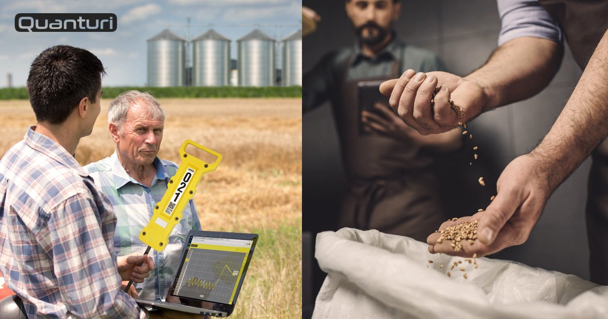 quanturi's tweet photo. With Quanturi Monitoring System you can monitor the real-time temperature status of your grain anywhere around the clock via a PC, tablet or smartphone. If the temperature is not right, you will get an alert via SMS so you can take immediate action.  #Agtech #GrainQuality https://t.co/P9SrkUgkft