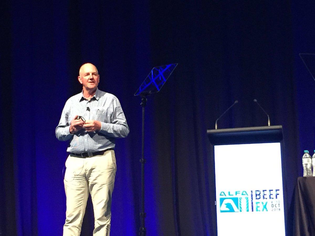 shangoodwinbeef's tweet image. I’m yet to find anyone having fun  with regards to grain prices: Mecardo’s Robert Herrmann #BeefEx2018
